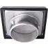 Grille Ventilation Inox 150 mm pour Hotte, Extracteur et Sèche-Linge - Filet Anti Insectes - Anti-Retour - Résistance Intempéries - 185x185mm - DN150