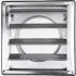 Grille Ventilation Inox 125 mm pour Hotte, Extracteur et Sèche-Linge - Filet Anti Insectes - Anti-Retour - Résistance Intempéries - 185x185mm - DN125