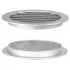Grille de Ventilation Ronde 100 mm en Fonte d'Aluminium - Filet Anti Insectes - Durable et Résistante aux Intempéries - Extérieure/Intérieure - DN100