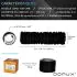 DOMUX Tuyau Ventilation 100 mm en PVC pour hotte aspirante, Gaine de Ventilation Flexible en Aluminium 102 mm x 3 m, Evacuation pour Extracteur d'Air