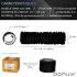 DOMUX Tuyau Ventilation 125 mm en PVC pour hotte aspirante, Gaine de Ventilation Flexible en Aluminium 127 mm x 3 m, Evacuation pour Extracteur d'Air