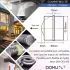 Clapet Anti-Retour 100 mm en Acier Galvanisé - Ventilation Silencieuse et Efficace - Idéal pour Hottes de Cuisine, Extracteurs et Sèche-Linge - DN100