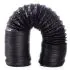 DOMUX Tuyau Ventilation 100 mm en PVC pour hotte aspirante, Gaine de Ventilation Flexible en Aluminium 102 mm x 3 m, Evacuation pour Extracteur d'Air