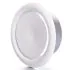 Bouche VMC 100 mm Réglable en Acier Blanc Laqué - Insufflation - Durable et Élégante - VMC Simple et Double Flux - Installation Mur ou Plafond - DN100