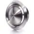 Bouche VMC 125 mm en acier inoxydable brossé - Réglable - Inox 304- Extraction/Insufflation - Pour conduit VMC et hotte - Installation mur ou plafond