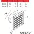 Grille Ventilation 150 mm Inox Haute Qualité - Hotte, Extracteur, Sèche-Linge, VMC - Filet Anti Insectes - Résistance Intempéries - 185x185mm - DN150