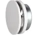 Bouche VMC 160 mm Réglable en Acier Blanc Laqué - Insufflation - Durable et Élégante - VMC Simple et Double Flux - Installation Mur ou Plafond - DN160